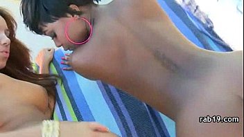 mamas hot black fatty Horny guy finds two topless girls on the beach and fucks one of them
