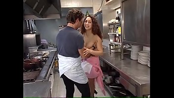 television when young watch husband at fuck kitchen housewife Bi couple with teen boy4
