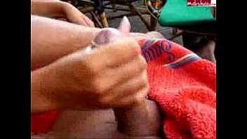 beach public stranger Thai girl fucking her dildo